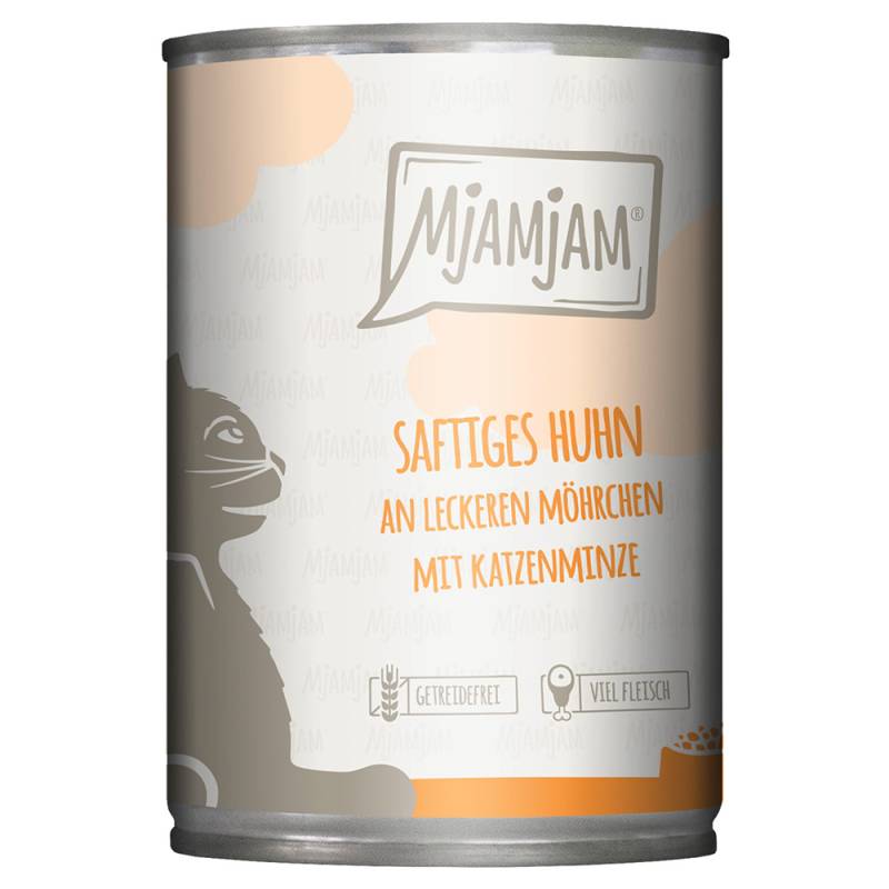 MjAMjAM 6 x 400 g - saftiges Huhn an leckeren Möhrchen MjAMjAM 6 x 400 g - saftiges Huhn an leckeren Möhrchen von MjAMjAM