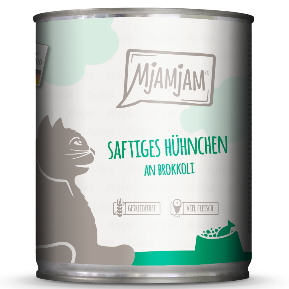 MjAMjAM 6 x 800 g - saftiges Hühnchen an Brokkoli MjAMjAM 6 x 800 g - saftiges Hühnchen an Brokkoli von MjAMjAM