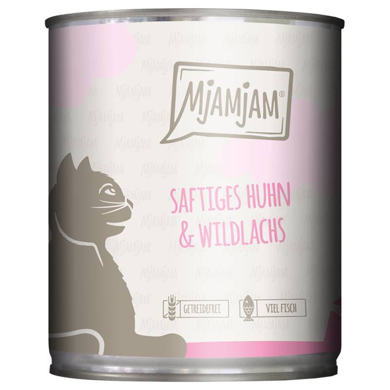 MjAMjAM 6 x 800 g  - saftiges Huhn und Wildlachs von MjAMjAM