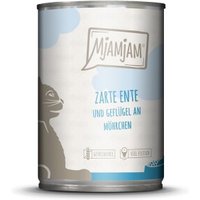 MjAMjAM Nassfutter Katze Adult 6x400 g Ente und Geflügel von MjAMjAM