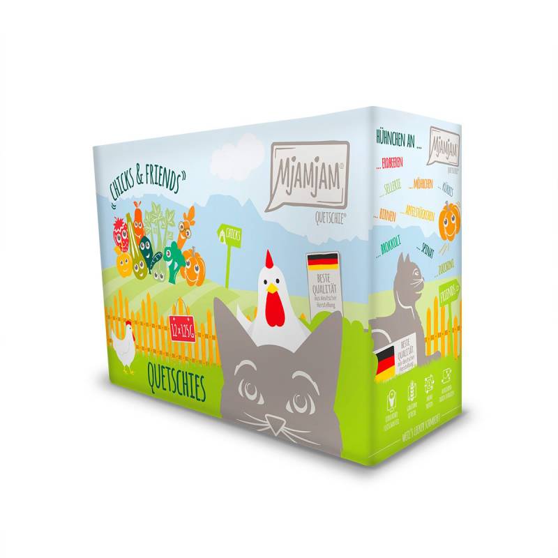 MjAMjAM Chicks & Friends Box 12x125g von MjAMjAM