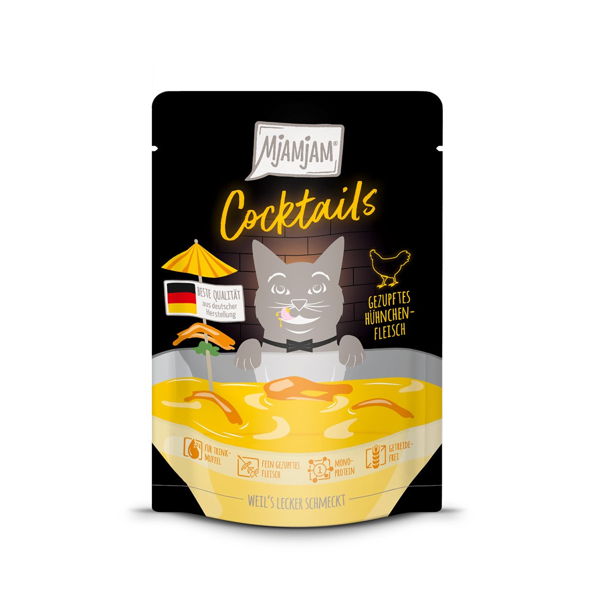 MjAMjAM Cocktails Gezupftes Hühnchenfleisch 10x40 g MjAMjAM Cocktails Gezupftes Hühnchenfleisch 10x40 g von MjAMjAM