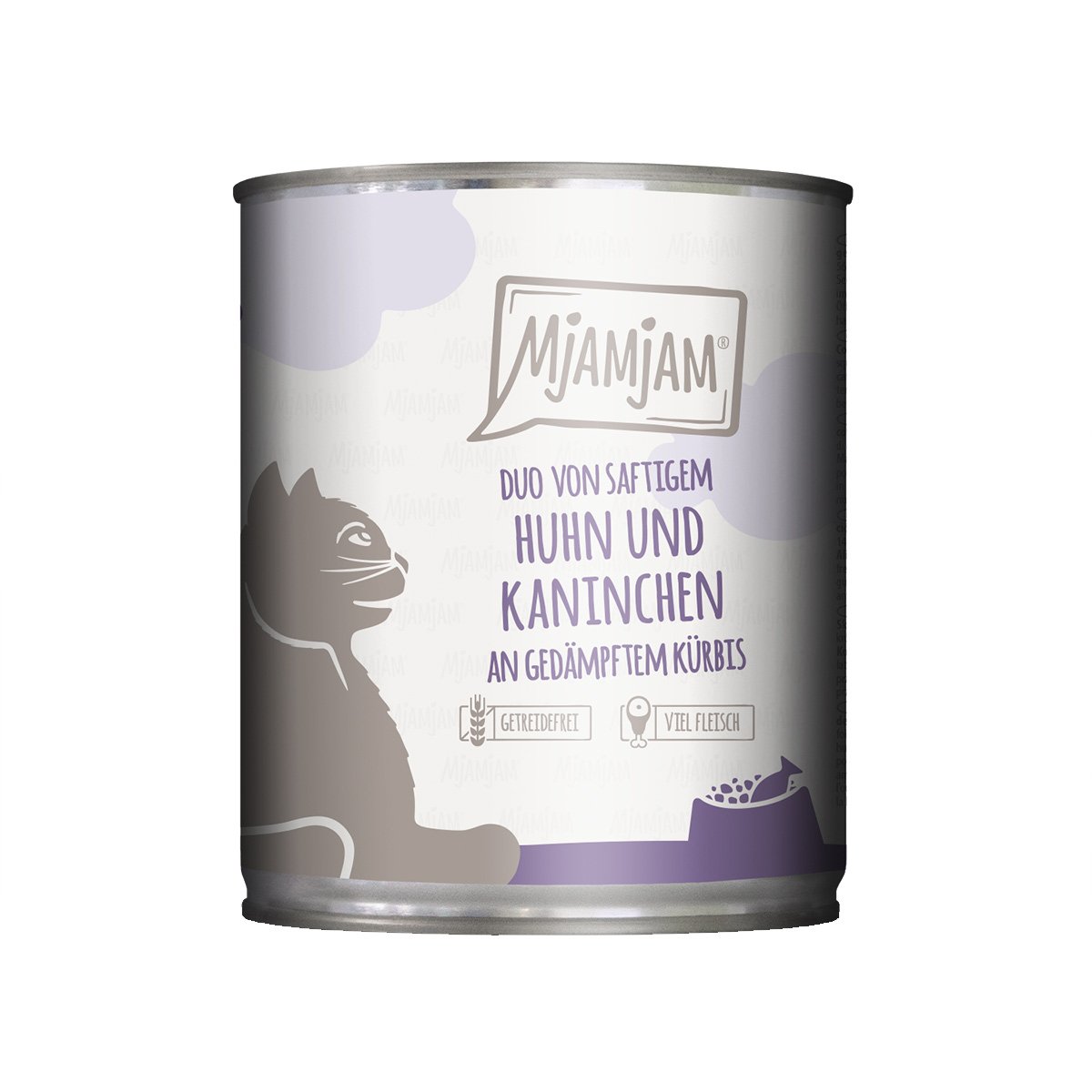 MjAMjAM - DUO von Huhn & Kaninchen an Kürbis 24x800g von MjAMjAM