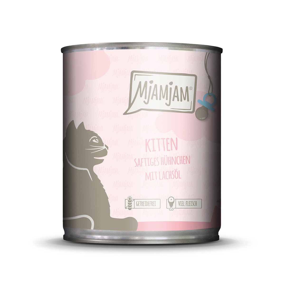 MjAMjAM - Kitten saftiges Hühnchen mit Lachsöl 24x800g von MjAMjAM