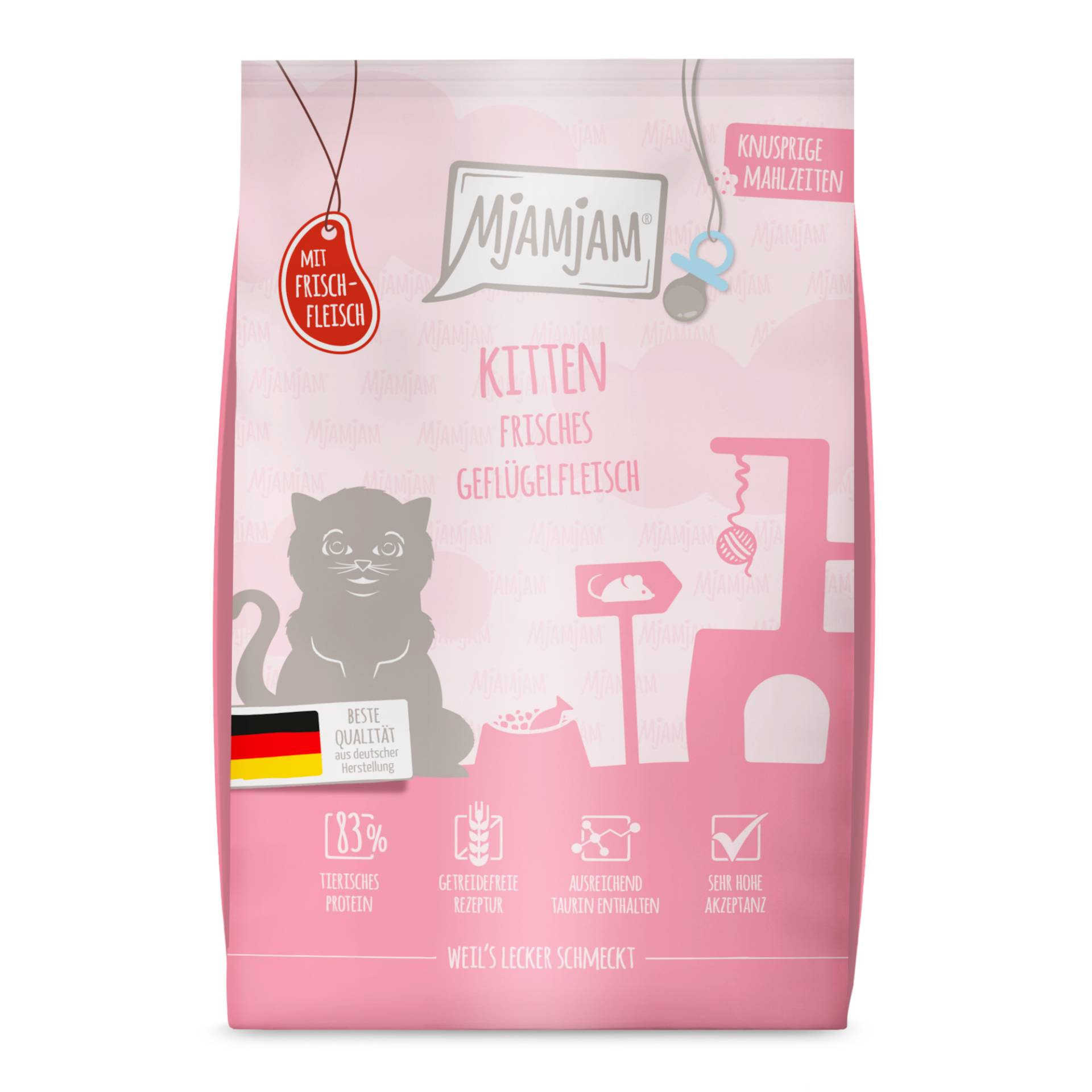 MjAMjAM Knusprige Mahlzeiten Kitten Geflügel - 1,5 kg von MjAMjAM