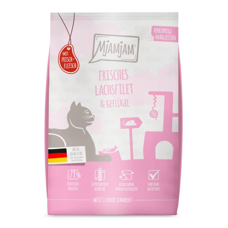MjAMjAM Knusprige Mahlzeiten Lachs & Geflügel - 1,5 kg von MjAMjAM