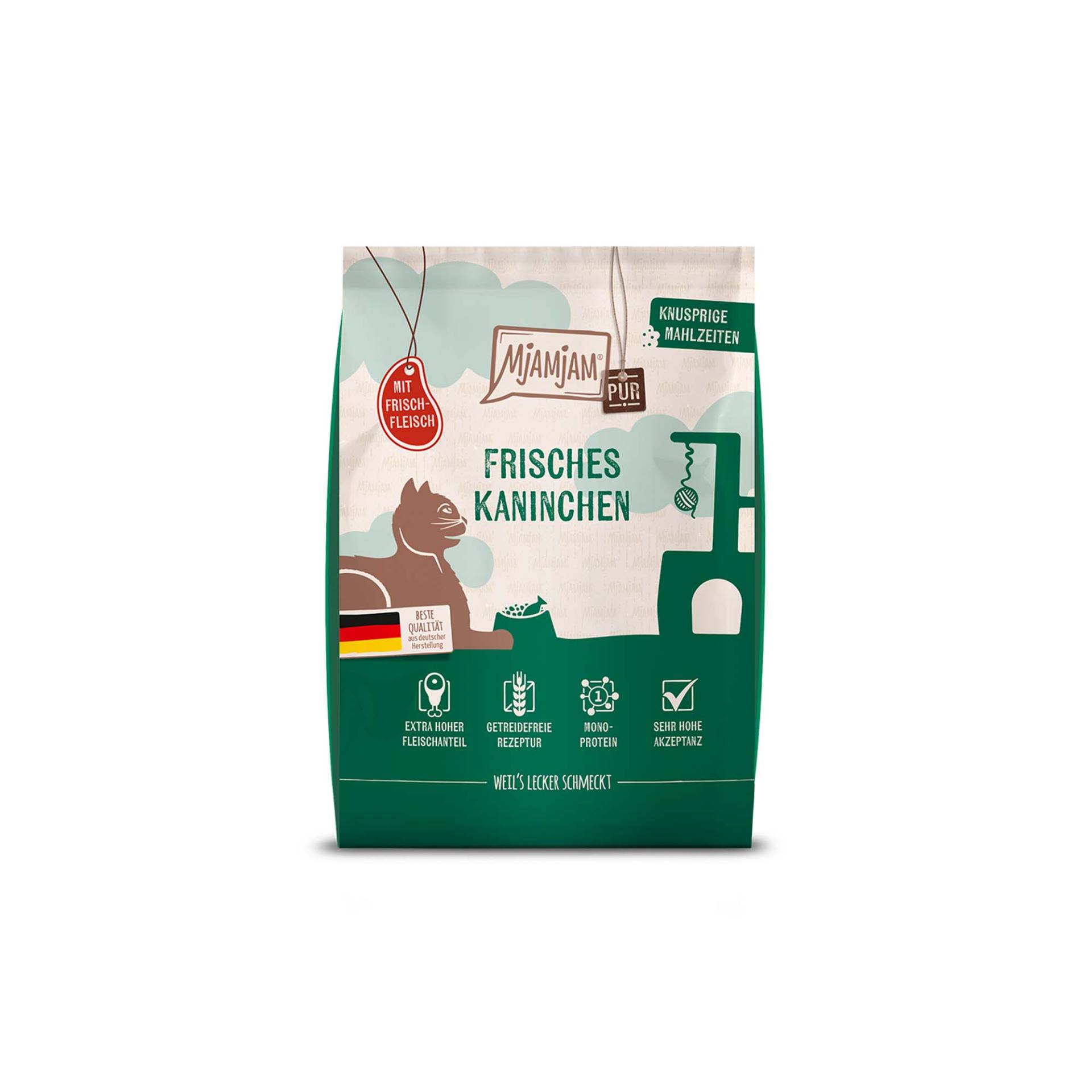 MjAMjAM Knusprige Mahlzeiten Pur Kaninchen - 1,5 kg von MjAMjAM