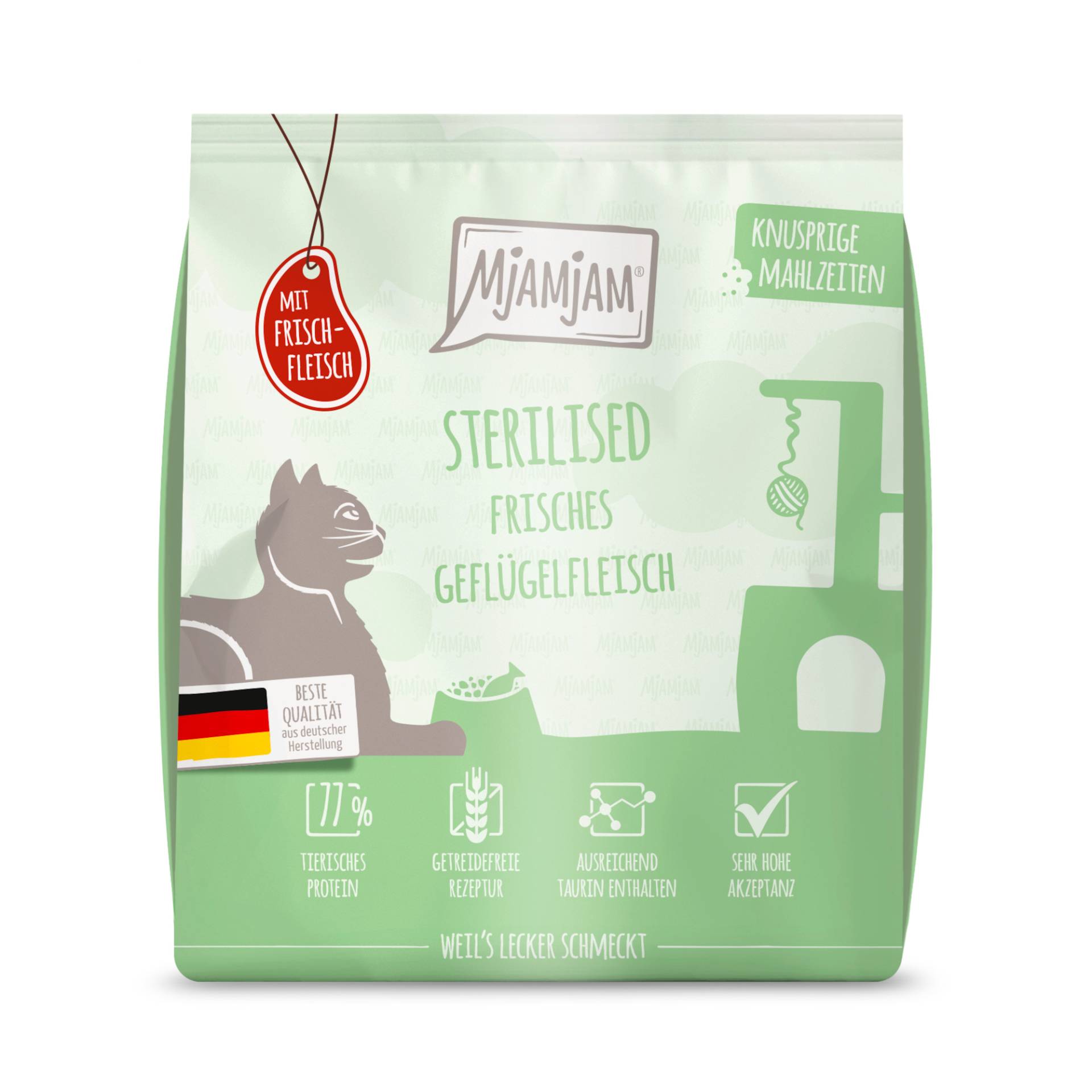 MjAMjAM Knusprige Mahlzeiten Sterilised Geflügel - 300 g von MjAMjAM