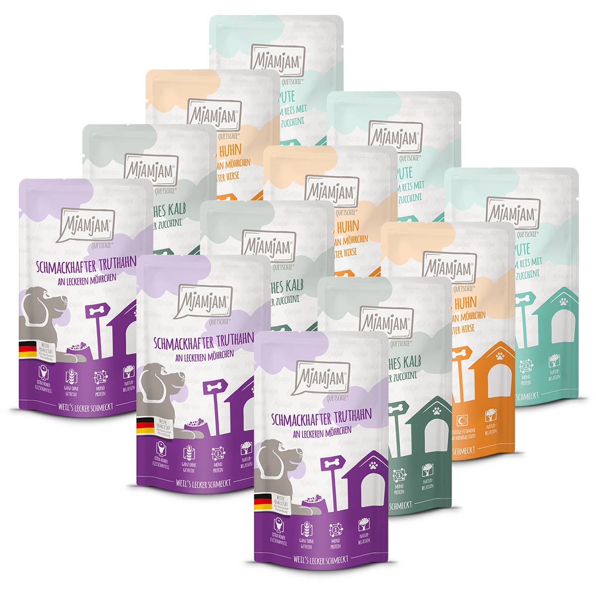 MjAMjAM Mahlzeiten Mixpaket III 12x125g MjAMjAM Mahlzeiten Mixpaket III 12x125g von MjAMjAM
