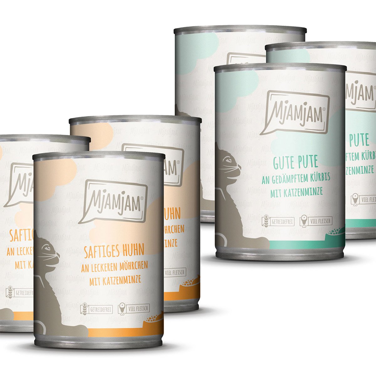 MjAMjAM Monopaket I mit Huhn und Pute 6x400g MjAMjAM Monopaket I mit Huhn und Pute 6x400g von MjAMjAM