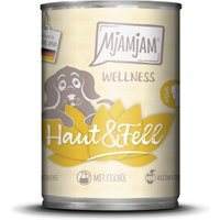 MjAMjAM Nassfutter Hund Adult Wellness, Haut & Fell Huhn 6x400 g MjAMjAM Nassfutter Hund Adult Wellness, Haut & Fell Huhn 6x400 g von MjAMjAM