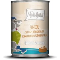 MjAMjAM Nassfutter Hund Senior - saftiges Hühnchen an Süßkartoffeln 6 x 400 g MjAMjAM Nassfutter Hund Senior - saftiges Hühnchen an Süßkartoffeln 6 x 400 g von MjAMjAM
