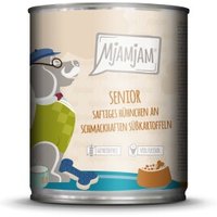 MjAMjAM Nassfutter Hund Senior - saftiges Hühnchen an Süßkartoffeln 6 x 800 g MjAMjAM Nassfutter Hund Senior - saftiges Hühnchen an Süßkartoffeln 6 x 800 g von MjAMjAM