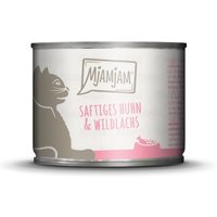 MjAMjAM Nassfutter Katze Adult 6x200 g Huhn und Wildlachs MjAMjAM Nassfutter Katze Adult 6x200 g Huhn und Wildlachs von MjAMjAM