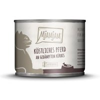 MjAMjAM Nassfutter Katze Adult Pferd und Kürbis 6x200 g MjAMjAM Nassfutter Katze Adult Pferd und Kürbis 6x200 g von MjAMjAM