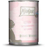 MjAMjAM Nassfutter Katze Kitten, Huhn mit Lachsöl 6x400 g MjAMjAM Nassfutter Katze Kitten, Huhn mit Lachsöl 6x400 g von MjAMjAM