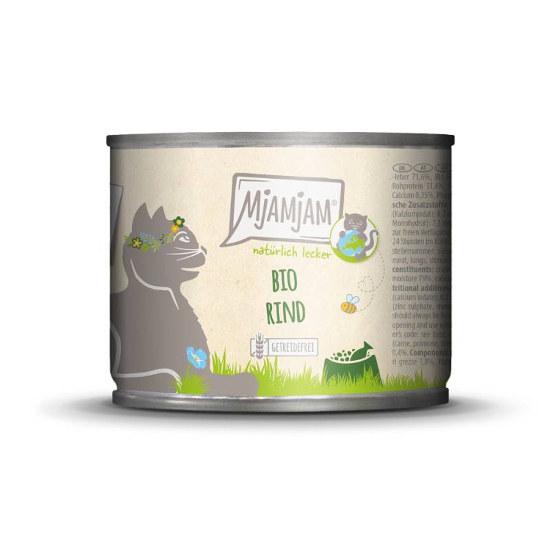 MjAMjAM Natürlich Lecker Bio 6 x 200 g - Bio-Rind von MjAMjAM