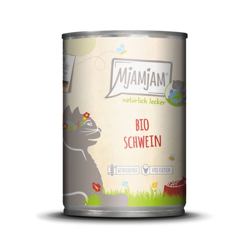 MjAMjAM Bio Natürlich Lecker 6 x 400 g - Bio-Schwein von MjAMjAM