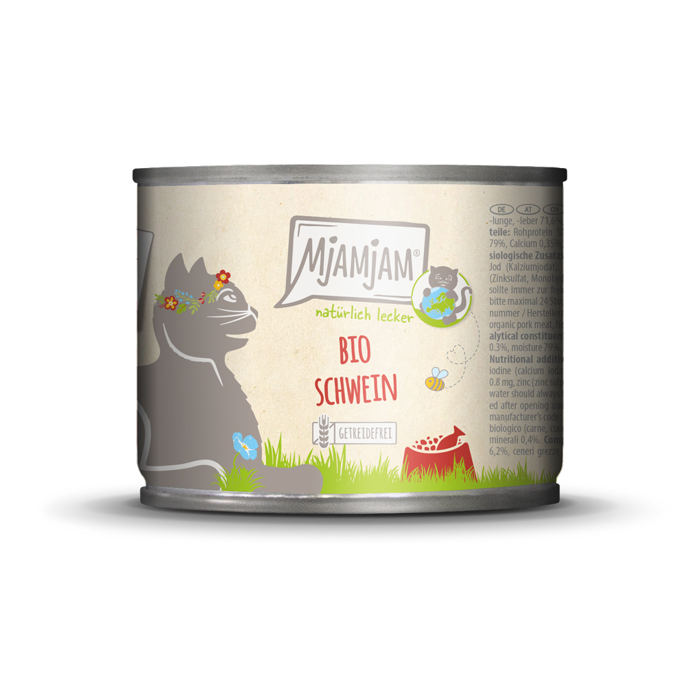 MjAMjAM Natürlich Lecker Bio 6 x 200 g - Bio-Schwein MjAMjAM Natürlich Lecker Bio 6 x 200 g - Bio-Schwein von MjAMjAM