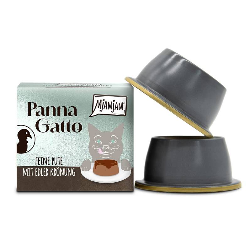 MjAMjAM Panna Gatto Pute mit edler Krönung 24 x 80 g von MjAMjAM