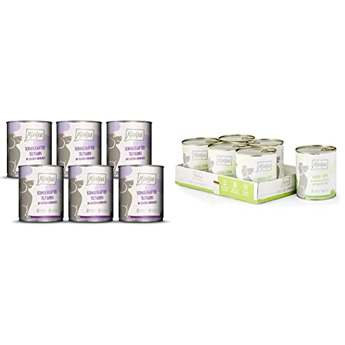 MjAMjAM - Premium Nassfutter für Hunde, 6er Pack (6 x 800 g) & Premium Nassfutter für Hunde - schmackhafter Truthahn an leckeren Möhrchen, 6er Pack (6 x 800 g) von MjAMjAM