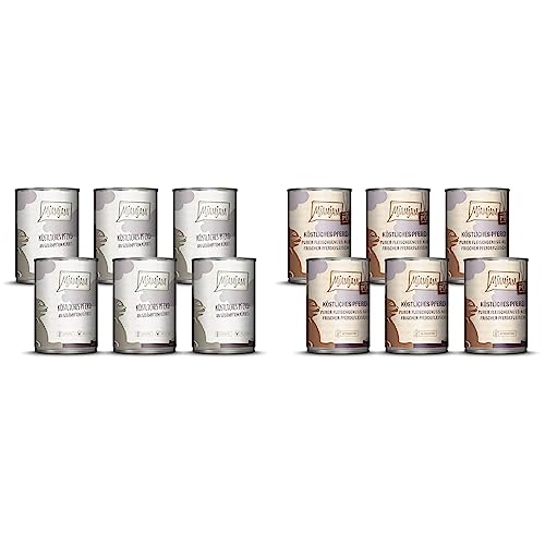 MjAMjAM - Premium Nassfutter für Katzen - köstliches Pferd an gedämpftem Kürbis, 6er Pack & - Premium Nassfutter für Katzen - purer Fleischgenuss - köstliches Pferd pur, 6er Pack MjAMjAM - Premium Nassfutter für Katzen - köstliches Pferd an gedämpftem Kürbis, 6er Pack & - Premium Nassfutter für Katzen - purer Fleischgenuss - köstliches Pferd pur, 6er Pack von MjAMjAM