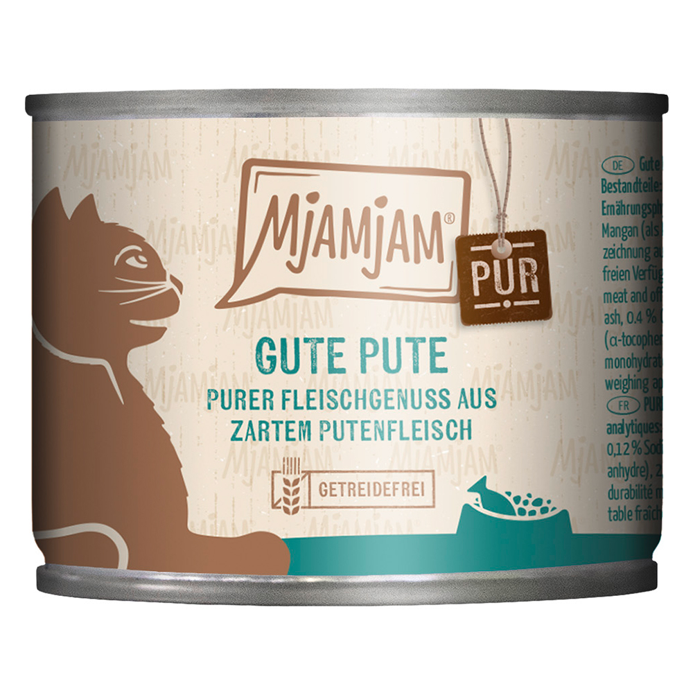 MjAMjAM Pur 6 x 200 g - gute Pute pur von MjAMjAM