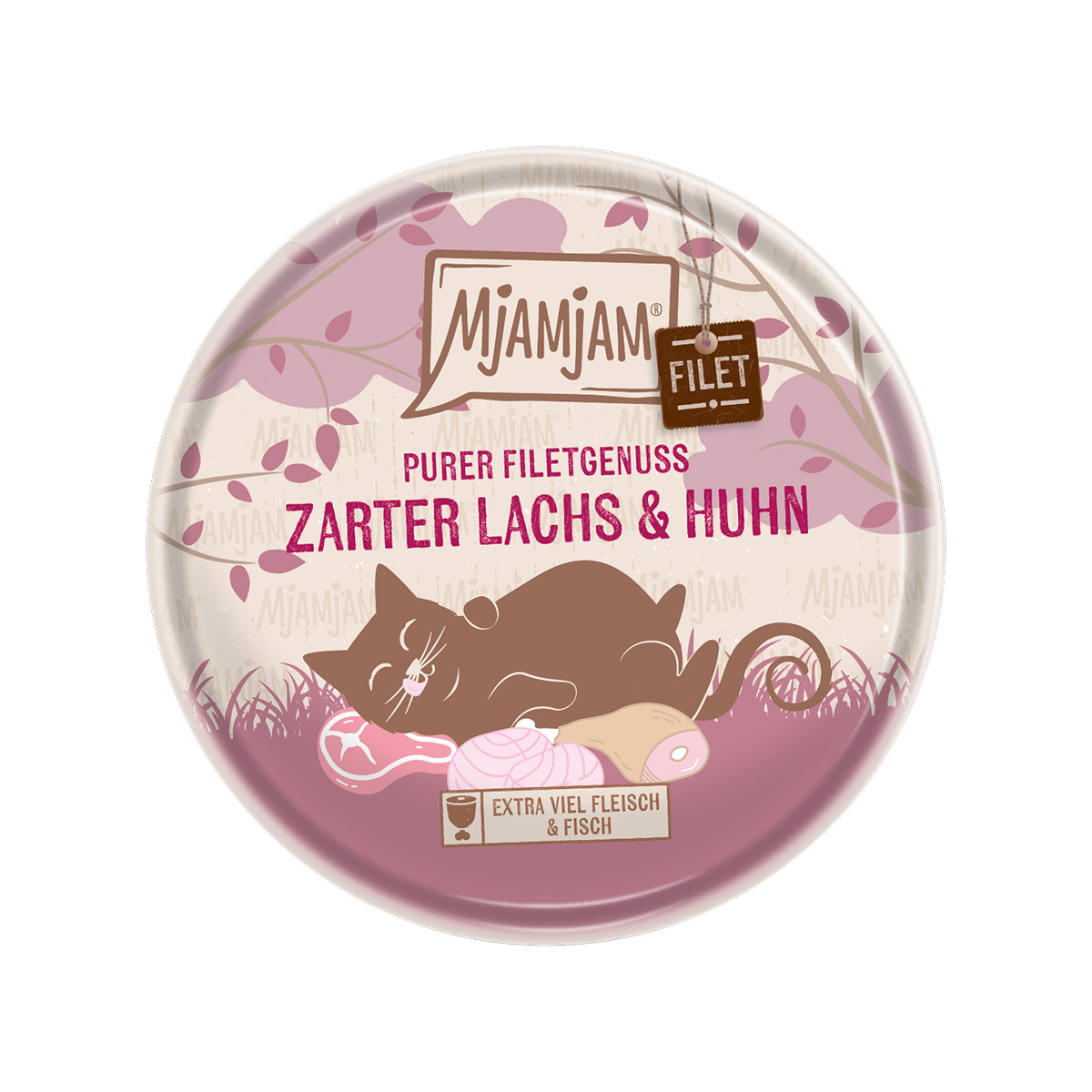 MjAMjAM Purer Filetgenuss - zarter Lachs & Huhn 8x80g MjAMjAM Purer Filetgenuss - zarter Lachs & Huhn 8x80g von MjAMjAM