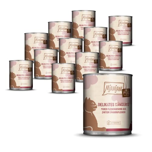 MjAMjAM - Purer Fleischgenuss - delikates Känguru pur 12 x 800 g von MjAMjAM