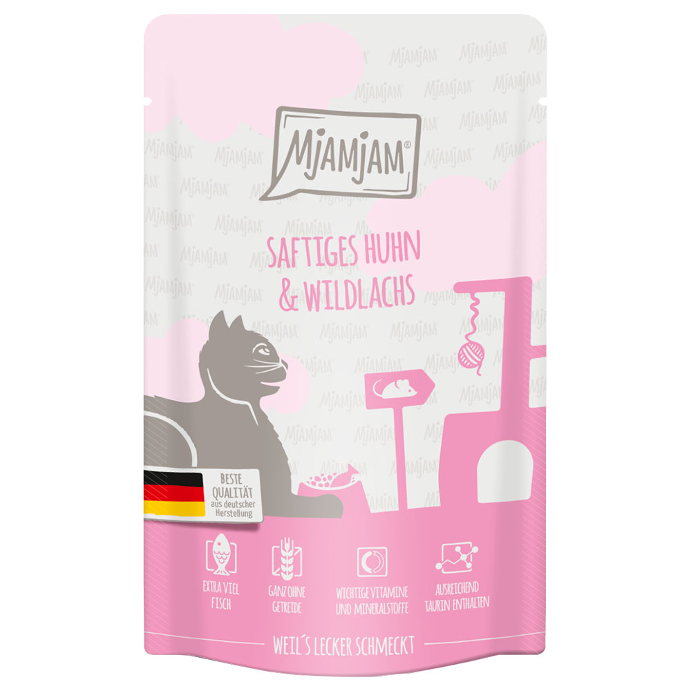 MjAMjAM Quetschie 12 x 125 g - saftiges Huhn und Wildlachs MjAMjAM Quetschie 12 x 125 g - saftiges Huhn und Wildlachs von MjAMjAM
