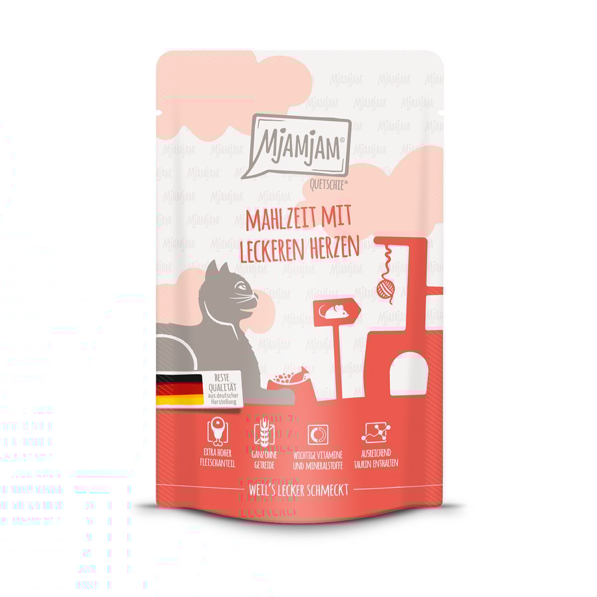 MjAMjAM Quetschie Mahlzeit mit leckeren Herzen 48x125g MjAMjAM Quetschie Mahlzeit mit leckeren Herzen 48x125g von MjAMjAM