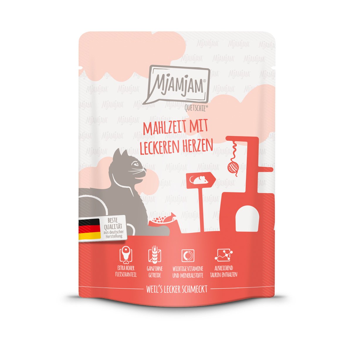 MjAMjAM Quetschie Mahlzeit mit leckeren Herzen 6x300g von MjAMjAM