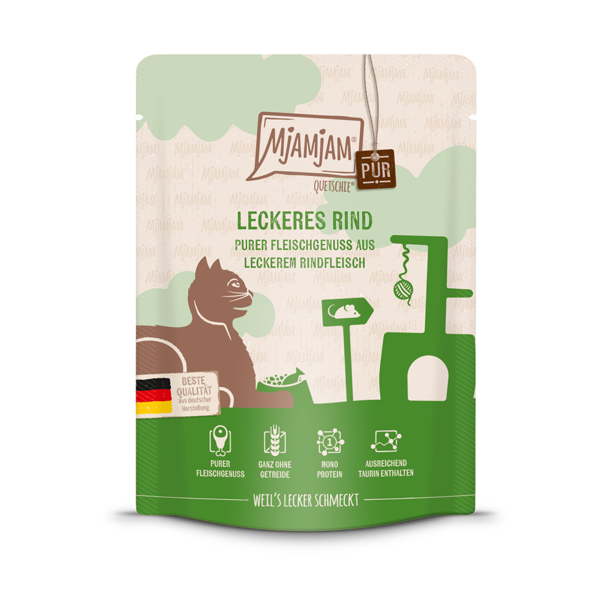 MjAMjAM Quetschie Purer Fleischgenuss Rind pur 6x300g MjAMjAM Quetschie Purer Fleischgenuss Rind pur 6x300g von MjAMjAM