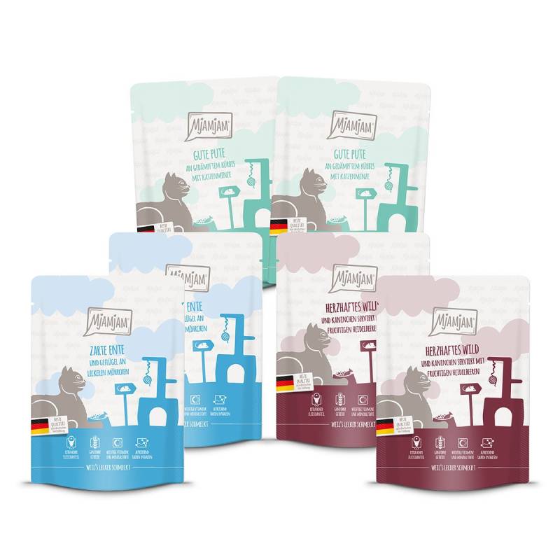 MjAMjAM Quetschie leckere Mahlzeiten Mixpaket II 6x300g von MjAMjAM