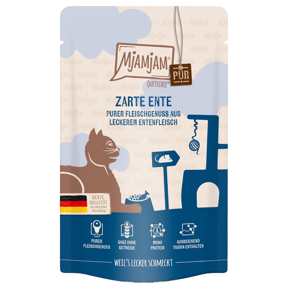MjAMjAM Quetschie purer Fleischgenuss 12 x 125 g - Ente pur MjAMjAM Quetschie purer Fleischgenuss 12 x 125 g - Ente pur von MjAMjAM