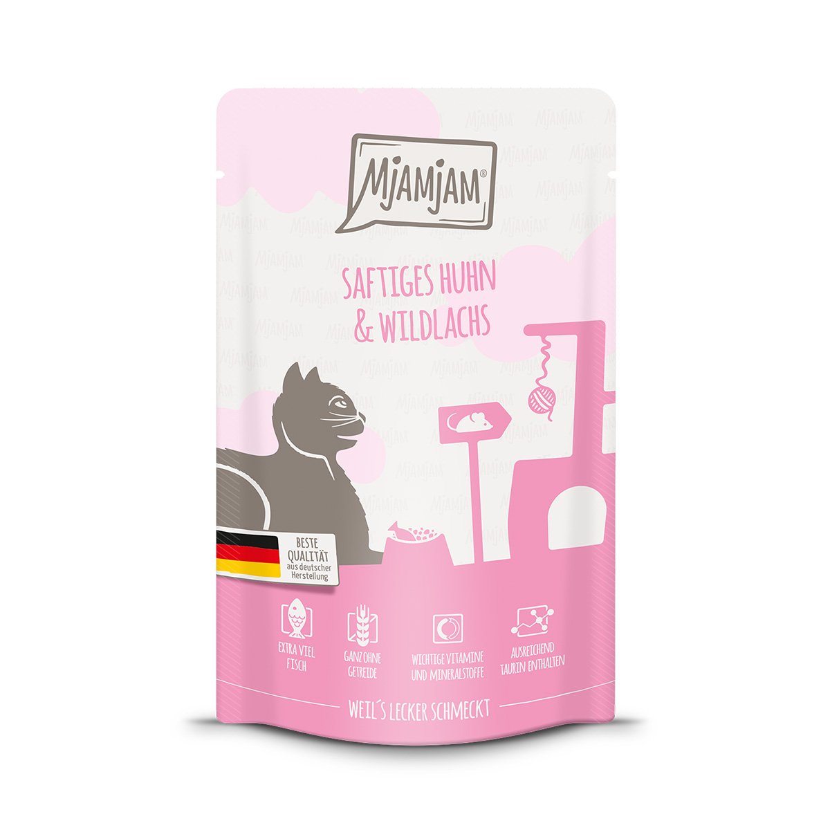 MjAMjAM Quetschie saftiges Huhn und Wildlachs 12x125g MjAMjAM Quetschie saftiges Huhn und Wildlachs 12x125g von MjAMjAM