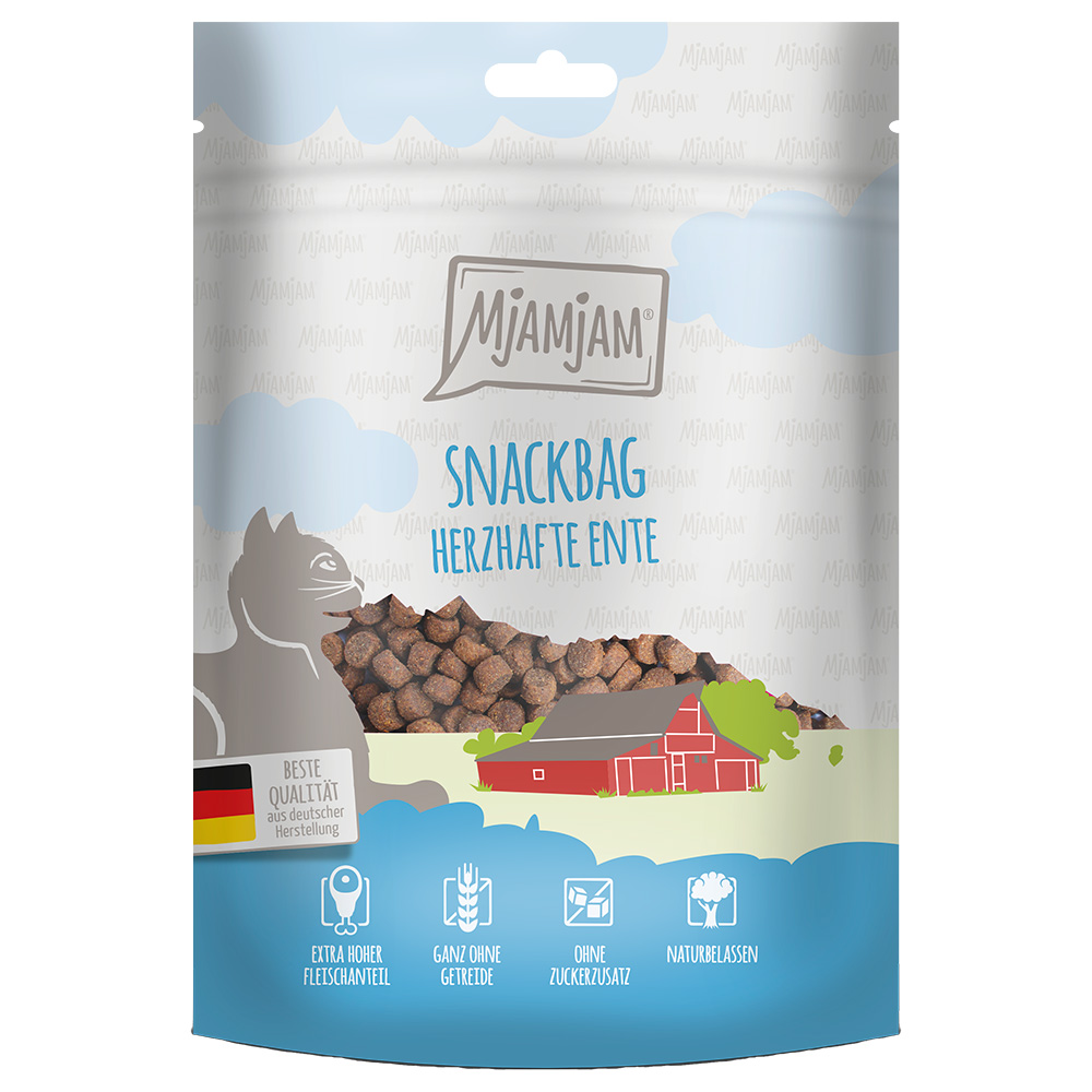 MjAMjAM Snackbag herzhafte Ente - Sparpaket 4 x 125 g von MjAMjAM