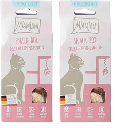 MjAMjAM - Snackbox - delikate Riesengarnelen 25 g (Packung mit 2) von MjAMjAM