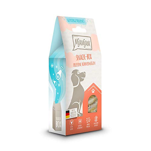 MjAMjAM - Premium Katzensnack - Snackbox - erlesene Hühnermägen, 1er Pack (1 x 70 g), naturbelassen ganz ohne synthetische Konservierungsstoffe von MjAMjAM