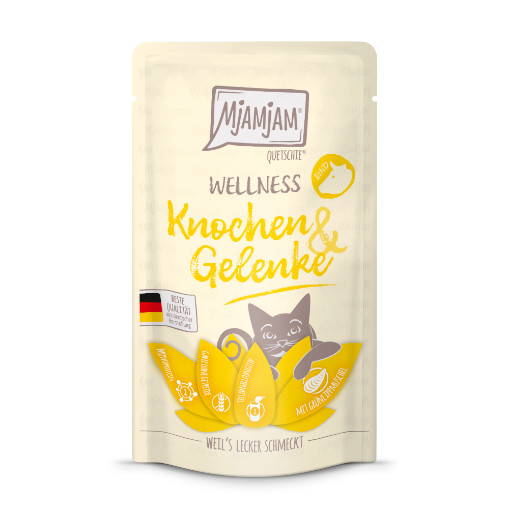 MjAMjAM Wellness 12 x 125 g - Knochen & Gelenke - Rind MjAMjAM Wellness 12 x 125 g - Knochen & Gelenke - Rind von MjAMjAM