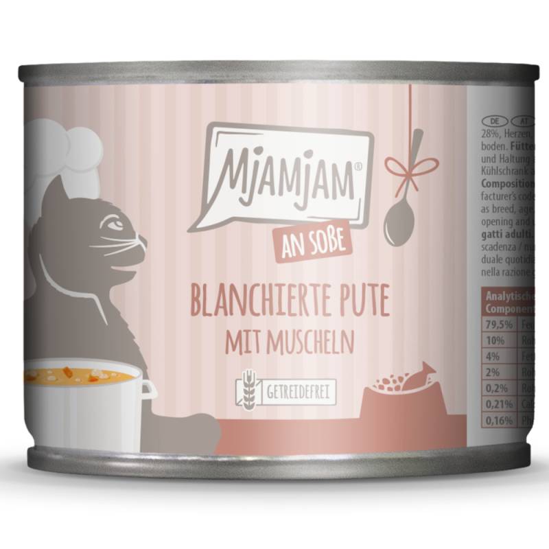 MjAMjAM an Soße 6 x 185 g - blanchierte Pute mit Muscheln von MjAMjAM