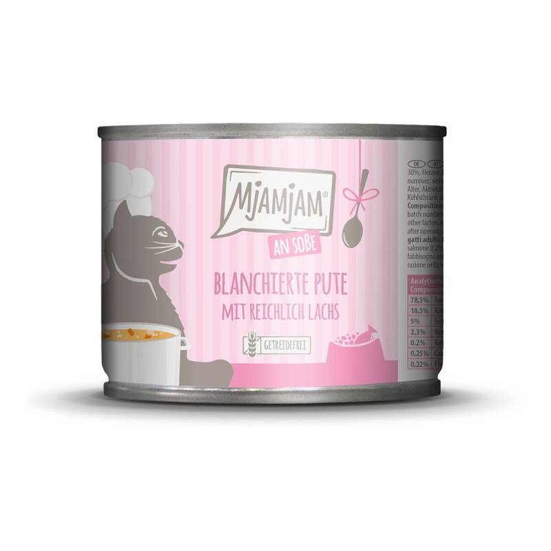MjAMjAM blanchierte Pute mit Lachs an Soße 24x185g von MjAMjAM