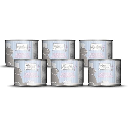 MjAMjAM - Premium Nassfutter für Katzen - blanchierte Pute mit reichlich Lachs an Soße, 6er Pack (6 x 185 g), getreidefrei mit extra viel Fleisch MjAMjAM - Premium Nassfutter für Katzen - blanchierte Pute mit reichlich Lachs an Soße, 6er Pack (6 x 185 g), getreidefrei mit extra viel Fleisch von MjAMjAM