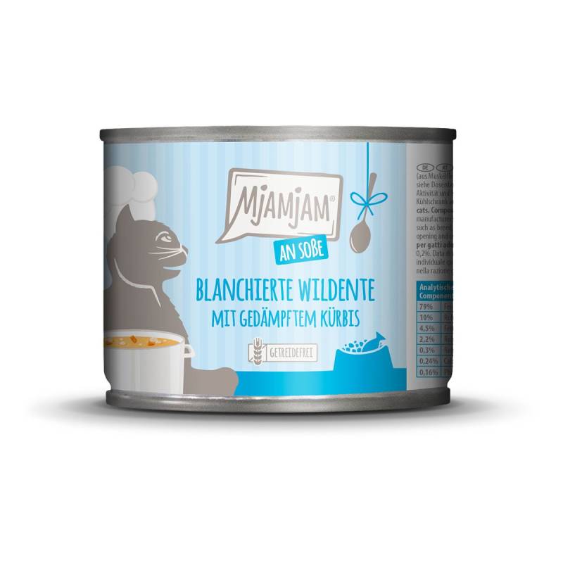 MjAMjAM blanchierte Wildente mit Kürbis an Soße 24x185g von MjAMjAM