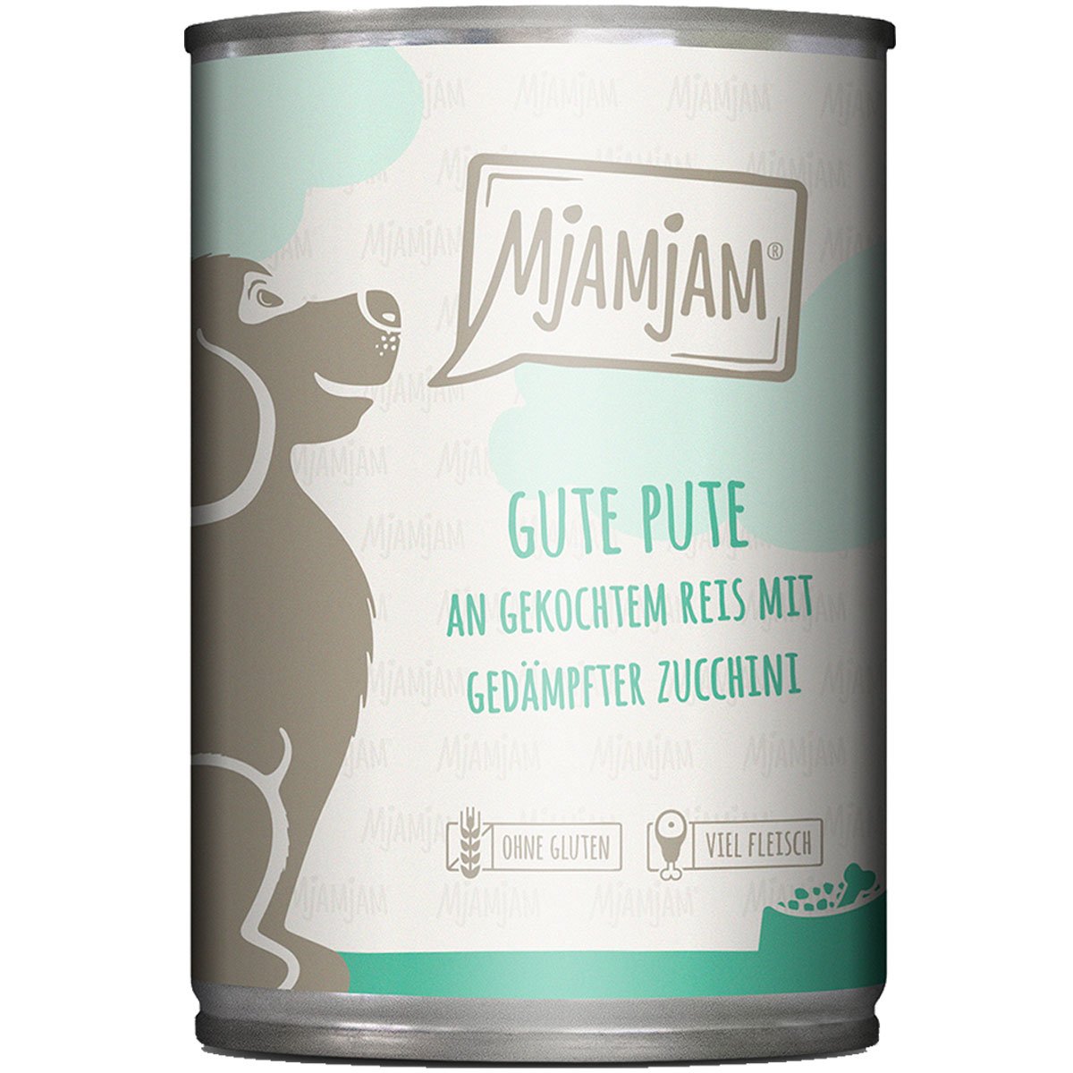 MjAMjAM gute Pute an gekochtem Reis mit gedämpfter Zucchini 6x400g MjAMjAM gute Pute an gekochtem Reis mit gedämpfter Zucchini 6x400g von MjAMjAM
