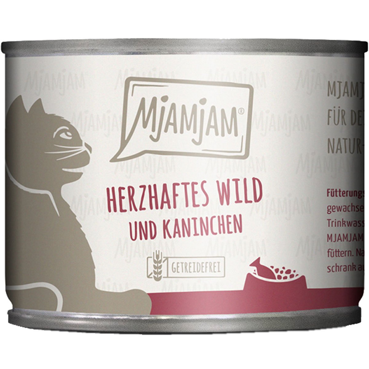 MjAMjAM herzhaftes Wild & Kaninchen an fruchtigen Heidelbeeren 24x200g von MjAMjAM