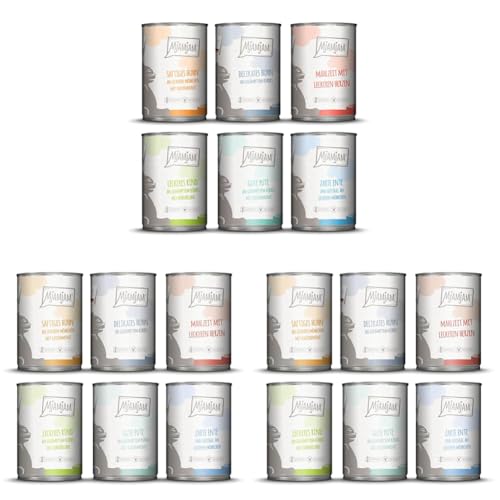 MjAMjAM - leckere Mahlzeiten Mixpaket III für Deine Katze 6 x 400 g (Packung mit 3) von MjAMjAM
