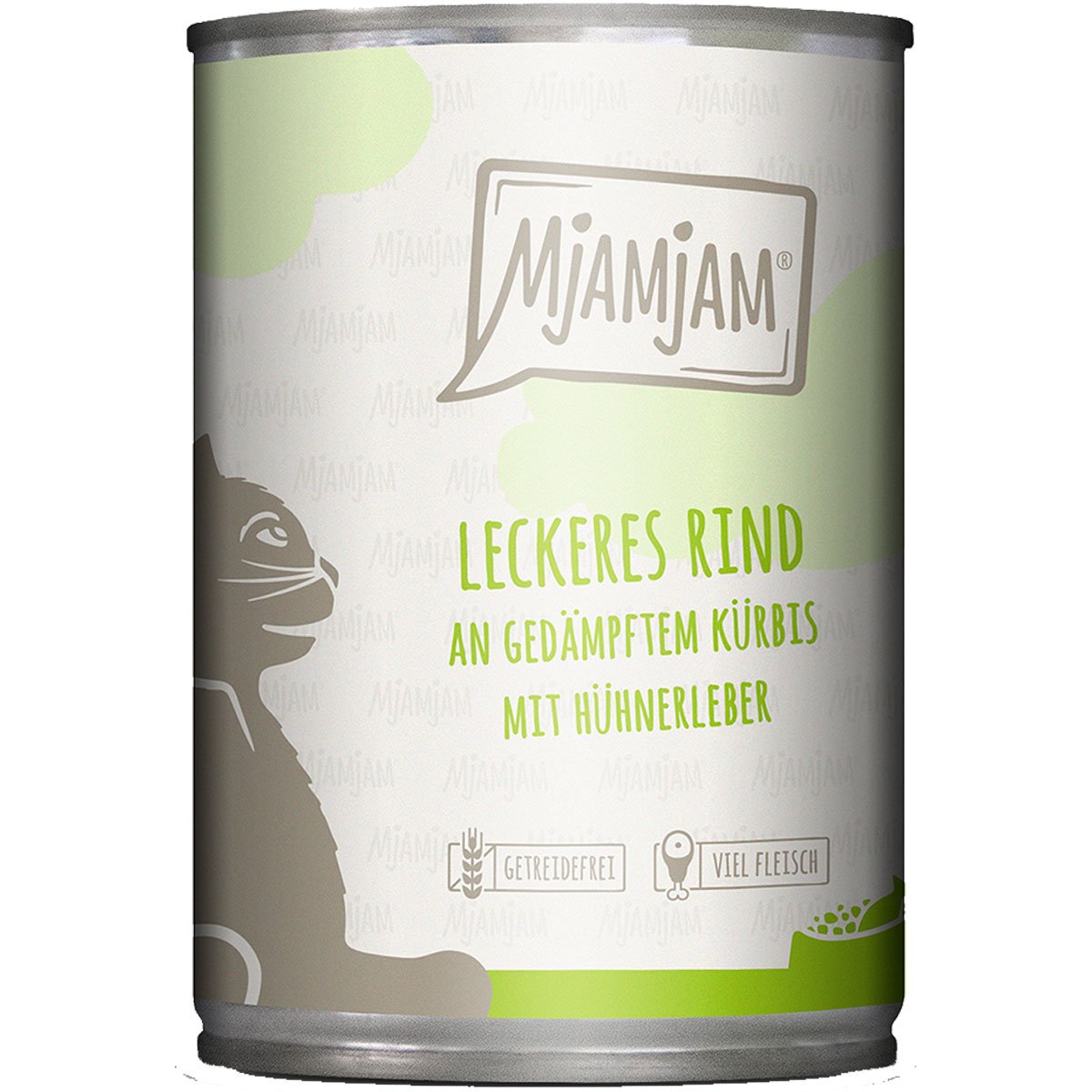 MjAMjAM leckeres Rind an gedämpftem Kürbis 24x400g von MjAMjAM