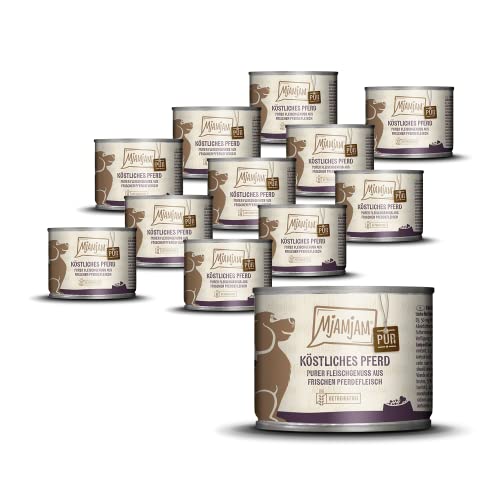 MjAMjAM - purer Fleischgenuss - köstliches Pferd pur 12 x 200 g MjAMjAM - purer Fleischgenuss - köstliches Pferd pur 12 x 200 g von MjAMjAM