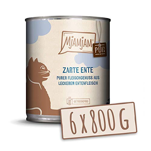 MjAMjAM purer Fleischgenuss - zarte Ente pur 6 x 800 g, 1er Pack (1 x 4.8 kilograms) von MjAMjAM